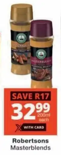 Checkers Robertsons Masterblends offer