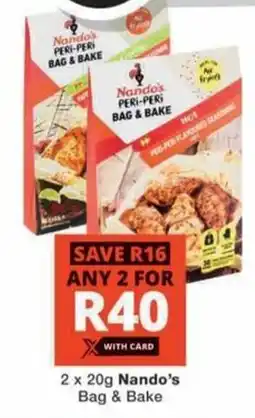 Checkers Nando's Bag & Bake offer