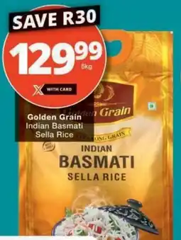 Checkers Golden Grain Indian Basmati Sella Rice offer