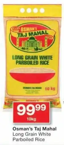 Checkers Osman's Taj Mahal Long Grain White Parboiled Rice offer