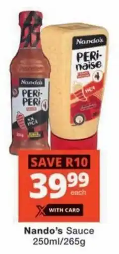 Checkers Nando's Sauce offer