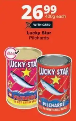 Checkers Lucky Star Pilchards offer