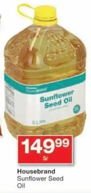 Checkers Housebrand Sunflower Seed Oil offer