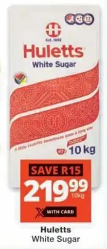 Checkers Huletts White Sugar offer