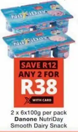 Checkers Danone NutriDay Smooth Dairy Snack offer