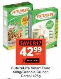 Checkers FutureLife Smart Food/ Granola Crunch Cereal offer