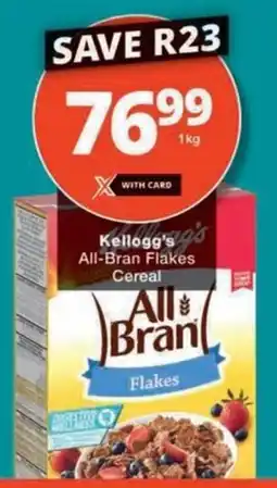 Checkers Kellogg's All-Bran Flakes offer