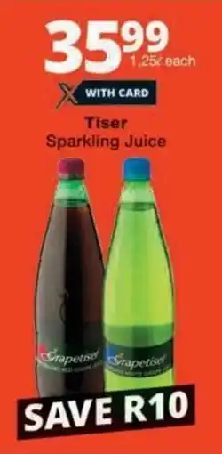 Checkers Tiser Sparkling Juice offer