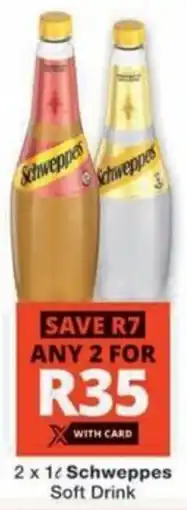 Checkers Schweppes Soft Drink offer
