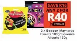 Checkers Beacon Maynards Sweets/ Liquorice Allsorts offer