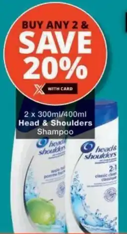 Checkers Head & Shoulders Shampoo offer