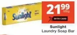 Checkers Sunlight Laundry Soap Bar offer