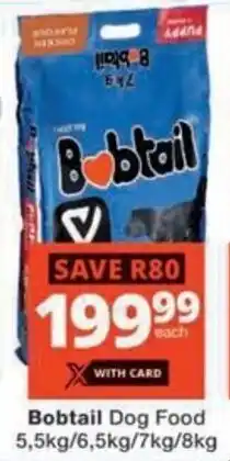 Checkers Bobtail Dog Food offer