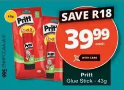 Checkers Pritt Glue Stick offer