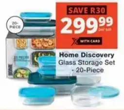 Checkers Home Discovery Glass Storage Set offer