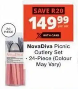 Checkers NovaDiva Picnic Cutlery Set offer