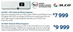 Computer Mania Epson CO-W01/ X01 Home & Office Projector offer