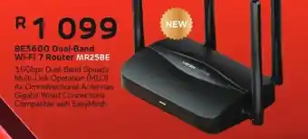 Computer Mania Mercusys BE3600 Dual-Band Wi-Fi 7 Router offer