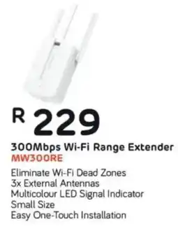 Computer Mania Mercusys 300Mbps Wi-Fi Range Extender offer