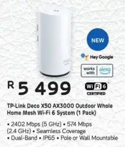Computer Mania TP-Link Deco X50 AX3000 Outdoor Whole Home Mesh Wi-Fi 6 System offer