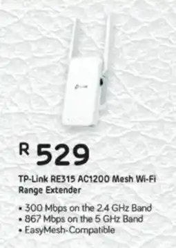 Computer Mania TP-Link RE315 AC1200 Mesh Wi-Fi Range Extender offer
