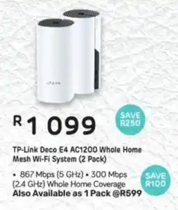 Computer Mania TP-Link Deco E4 AC1200 Whole Home Mesh Wi-Fi System offer