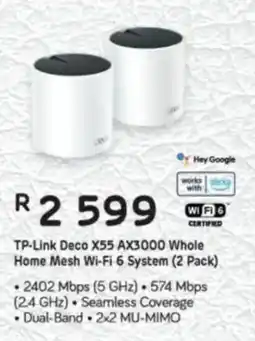 Computer Mania TP-Link Deco X55 AX3000 Whole Home Mesh Wi-Fi 6 System offer