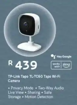 Computer Mania TP-Link Tapo TL-TC60 Tapo Wi-Fi Camera offer