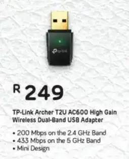 Computer Mania TP-Link Archer T2U AC600 High Gain Wireless Dual-Band USB Adapter offer