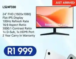 Computer Mania Samsung 24" FHD Essential Monitor S3 offer