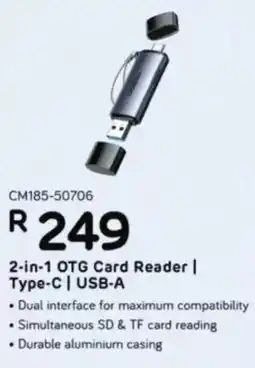 Computer Mania UGreen 2-in-1 OTG Card Reader/ Type-C/ USB-A offer