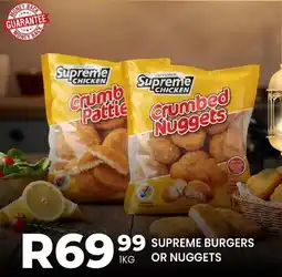 Take 'n Pay Supreme Burgers or Nuggets offer