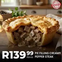 Take 'n Pay Pie Filling Creamy Pepper Steak offer