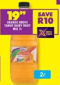 Shoprite Orange grove tango dairy fruit mix offer