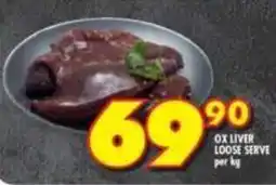 Shoprite Ox liver loose serve offer