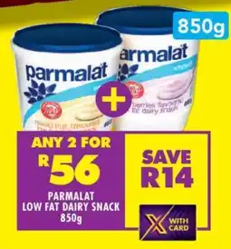 Shoprite PARMALAT LOW FAT DAIRY SNACK 850g offer