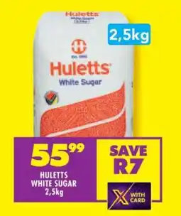 Shoprite Huletts White Sugar 2.5kg offer