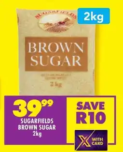 Shoprite SUGARFIELDS BROWN SUGAR 2kg offer