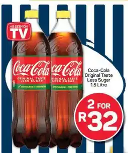 Pick n Pay Coca Cola Original Taste Less Sugar 1.5 Litre offer