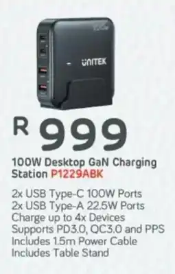 Computer Mania Unitek 100W Desktop GaN Charging Station offer
