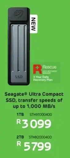 Computer Mania Seagate Ultra Compact SSD, transfer speeds of up to 1,000 MB/s offer