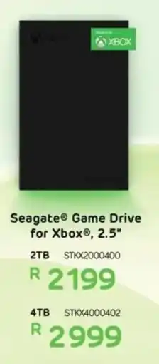 Computer Mania Seagate Game Drive for Xbox offer