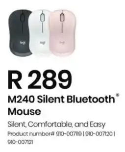 Computer Mania Logitech M240 Silent Bluetooth Mouse offer