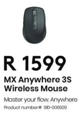 Computer Mania Logitech MX Anywhere 3S Wireless Mouse offer