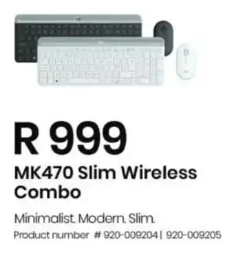 Computer Mania Logitech MK470 Slim Wireless Combo offer