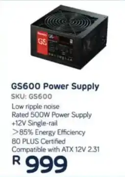 Computer Mania Huntkey GS600 Power Supply offer