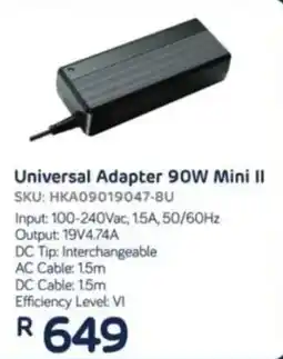 Computer Mania Huntkey Universal Adapter 90W Mini II offer