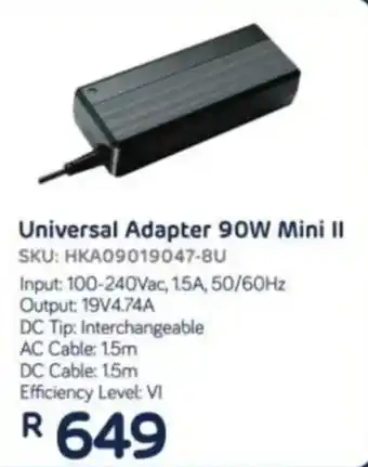 Computer Mania Huntkey Universal Adapter 90W Mini II offer