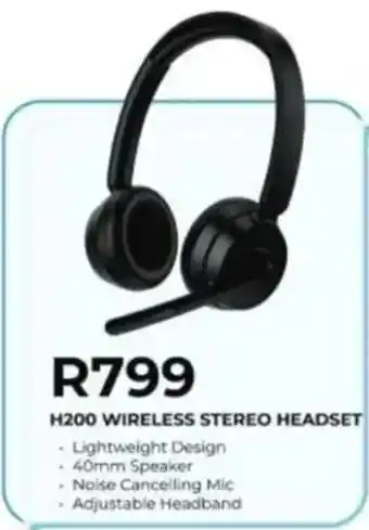 Computer Mania Rapoo H200 Wireless Stereo Headset offer