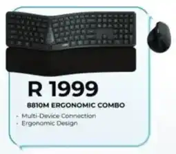 Computer Mania Rapoo 8810M Ergonomic Combo offer